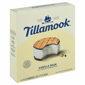 Tillamook Ice Cream Sandwiches, Vanilla Bean