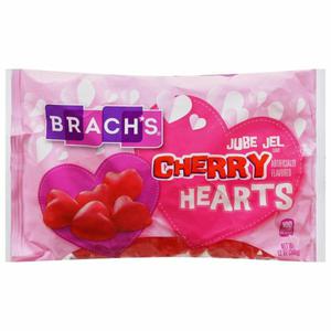 Brach's Candy, Jube Gel, Cherry Hearts