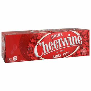 Cheerwine Soft Drink, 12 Pack