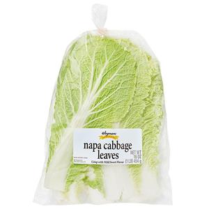 Wegmans Bagged Napa Cabbage Leaves