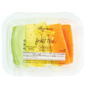 Wegmans Fresh Cut Fruit Trio Spears