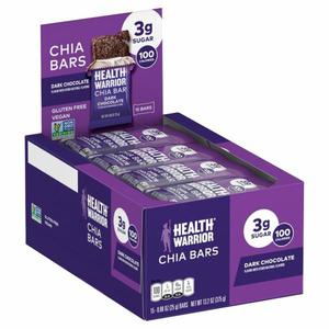 Health Warrior Chia Bar, Dark Chocolate