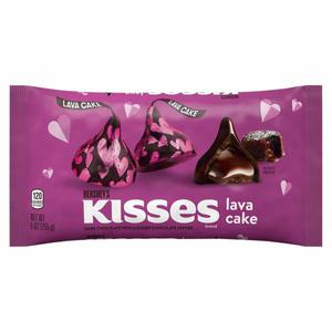 HERSHEY'S KISSES Kisses Dark Chocolate, Lava Cake