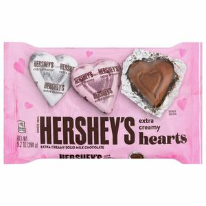 Hershey's Hearts Solid Milk Chocolate, Extra Creamy