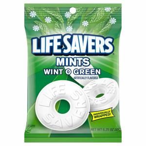 Life Savers Wint O Green Mints Candy Bag