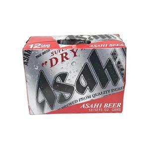 Asahi Breweries Super Dry Rice Beer 12/11.2oz cans