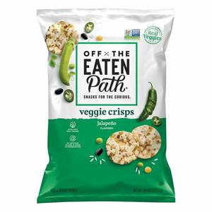 Off The Eaten Path Rice & Veggie Crisps, Jalapeno Flavored