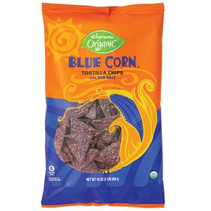 Wegmans Organic Blue Corn Tortilla Chips with Sea Salt