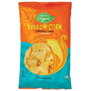 Wegmans Organic Yellow Corn Tortilla Chips with Sea Salt