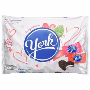 York YORK Dark Chocolate Covered, Peppermint Patties, Heart Shaped