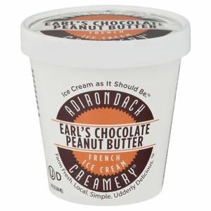 Adirondack Creamery Ice Cream, French, Earl’s Chocolate Peanut Butter