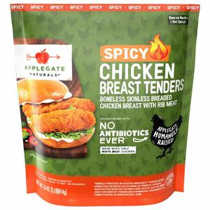 Applegate Naturals Breast Tenders, Chicken, Spicy