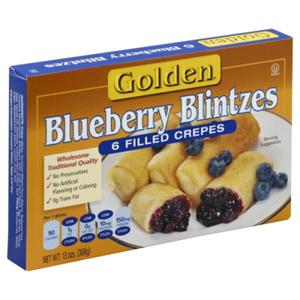 Golden. Golden Blintzes, Blueberry