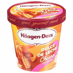 Haagen-Dazs Ice Cream, Churro, Dulce De Leche