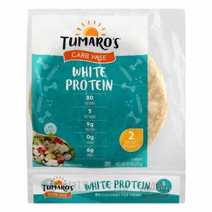 Tumaro's Carb Wise Wraps, White Protein