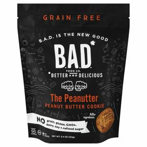 BAD Food Co. B.A.D. Food Co. Cookie, Grain Free, The Peanutter