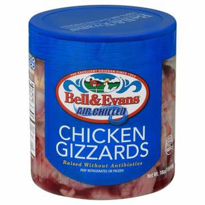 Bell & Evans Chicken Gizzards, Air Chilled