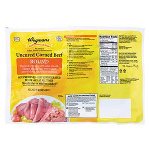 Wegmans Uncured Corned Beef Round