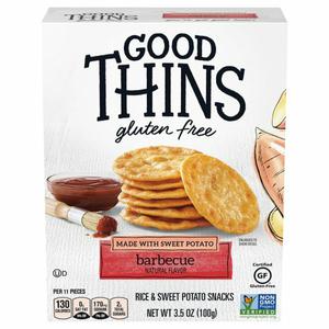 Good Thins Rice & Sweet Potato Snacks, Gluten Free, Barbecue