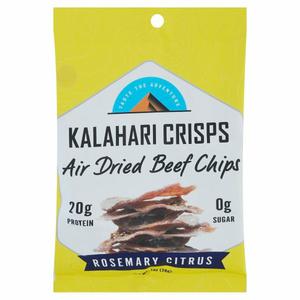 Kalahari Crisps Beef Chips, Rosemary Citrus