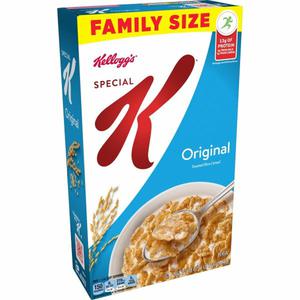 Kellogg's Special K Cereal Kellogg's Special K Breakfast Cereal, Original, Family Size, Made with Folic Acid B Vitamins and Iron, 18oz