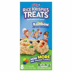 Kellogg's Rice Krispies Treats Treats Crispy Marshmallow Squares, Rainbow