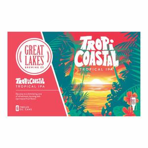 Great Lakes Brewing Co Beer, Tropical IPA, TropiCoastal