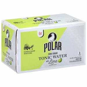 Polar Tonic Water, Zero-Sugar, with Lime, Diet