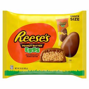 Reese's Peanut Butter Eggs, Milk Chocolate & Peanut Butter, Snack Size