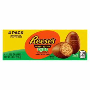 Reeses Reese's Egg, Peanut Butter Creme, Milk Chocolate, 4 Pack