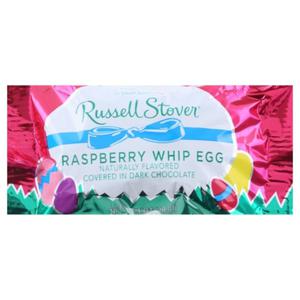 Russell Stover Whip Egg, Raspberry, Covered in Dark Chocolate