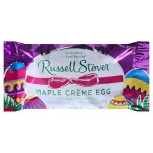 Russell Stover Cream Egg, Maple, Dark Chocolate