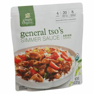 Simply Organic Simmer Sauce, General Tso's