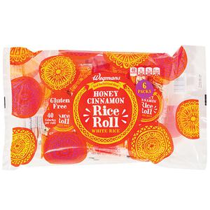 Wegmans Honey Cinnamon Rice Roll, 6 Pack