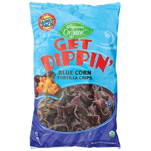 Wegmans Organic Get Dippin' Blue Corn Tortilla Chips, FAMILY PACK