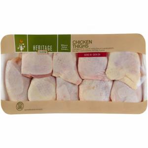 Heritage Farm Bone In & Skin On Chicken Thighs, 1 lb