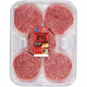 Kroger® Homestyle 80/20 Ground Beef Patties, 10 ct / 35.2 oz