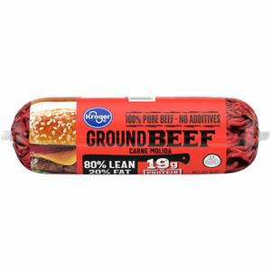 Kroger® 80% Lean Ground Beef, 1 lb