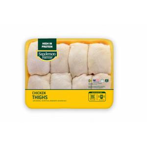 Sanderson Farms Chicken Thighs (6-8 per Pack), 1 lb