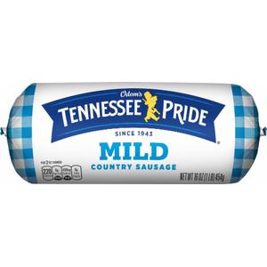 Odom's Tennessee Pride Mild Country Sausage Roll, 16 oz