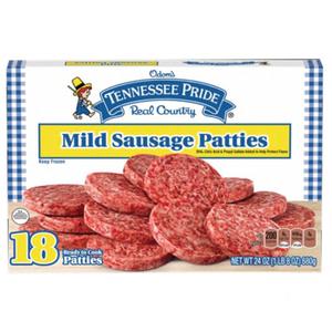 Odom's Tennessee Pride Mild Sausage Patties, 24 oz