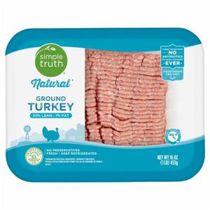 Simple Truth™ Natural 93% Lean Ground Turkey, 1 lb