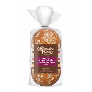 The Cheesecake Factory Gourmet Wheat Brioche Hamburger Buns, 4 ct