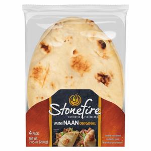 Stonefire® Mini Naan Original Flatbreads, 4 ct / 7.05 oz