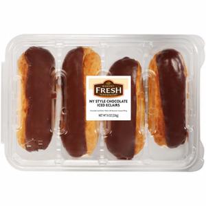 Jon Donaire Bakery Fresh Goodness New York Style Chocolate Iced Eclairs, 4 ct / 8 oz