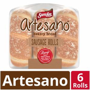 Sara Lee - Bimbo Sara Lee Artesano Bakery Sausage Rolls, 6 ct / 15 oz