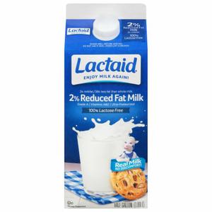 Lactaid - Hood Lactaid Lactose Free 2% Reduced Fat Milk, 1/2 gal