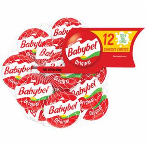 Mini Babybel Original Semisoft Cheeses, 12 ct / 9 oz