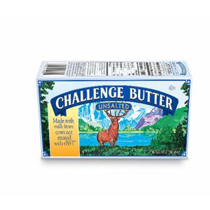 Challenge Unsalted Butter, 4 ct / 4 oz