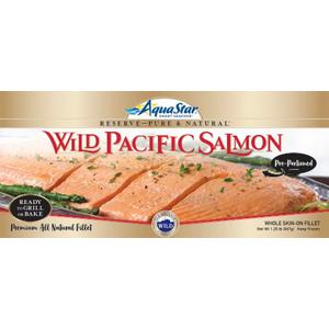 Aqua Star Wild Pacific Salmon Fillet, 1.25 lb